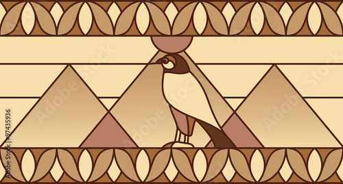 Ornament with Egyptian symbols