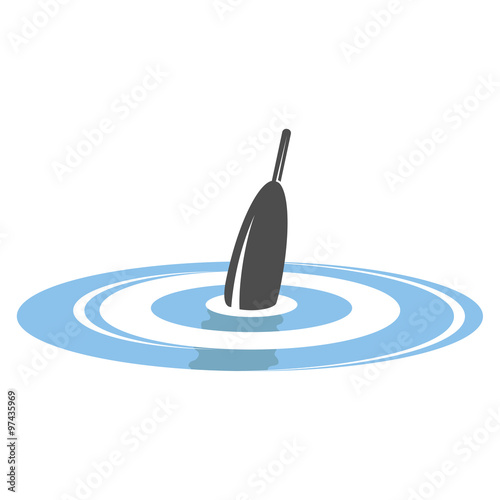 Bobber in water