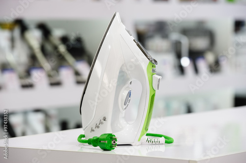 electric iron in retail store