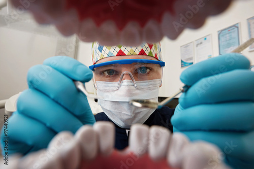 Bilde på lerret Healthy teeth and smile