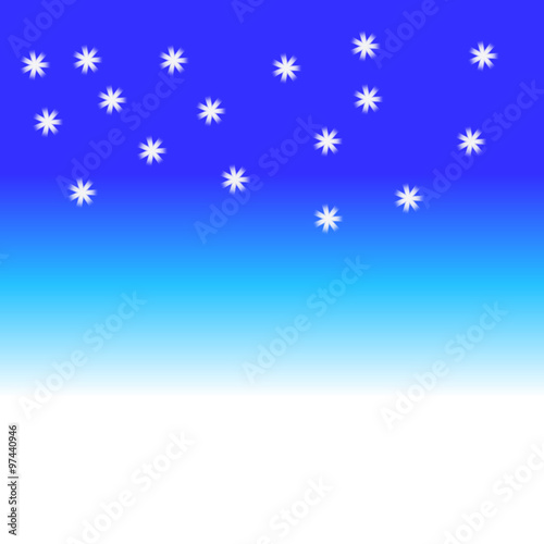 New year snow