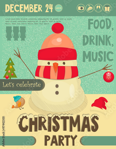 Invitation to Christmas party