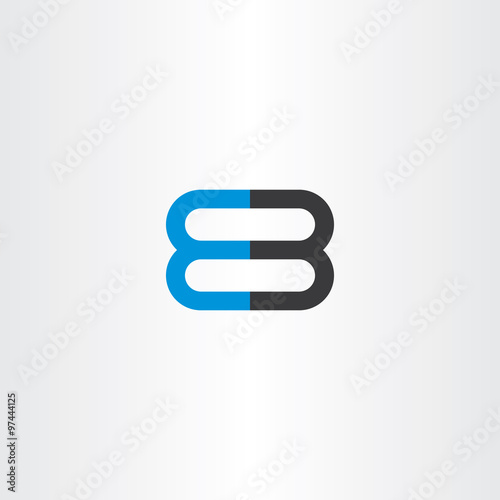 number 8 and 3 logo 83 vector icon © Blasko Rizov