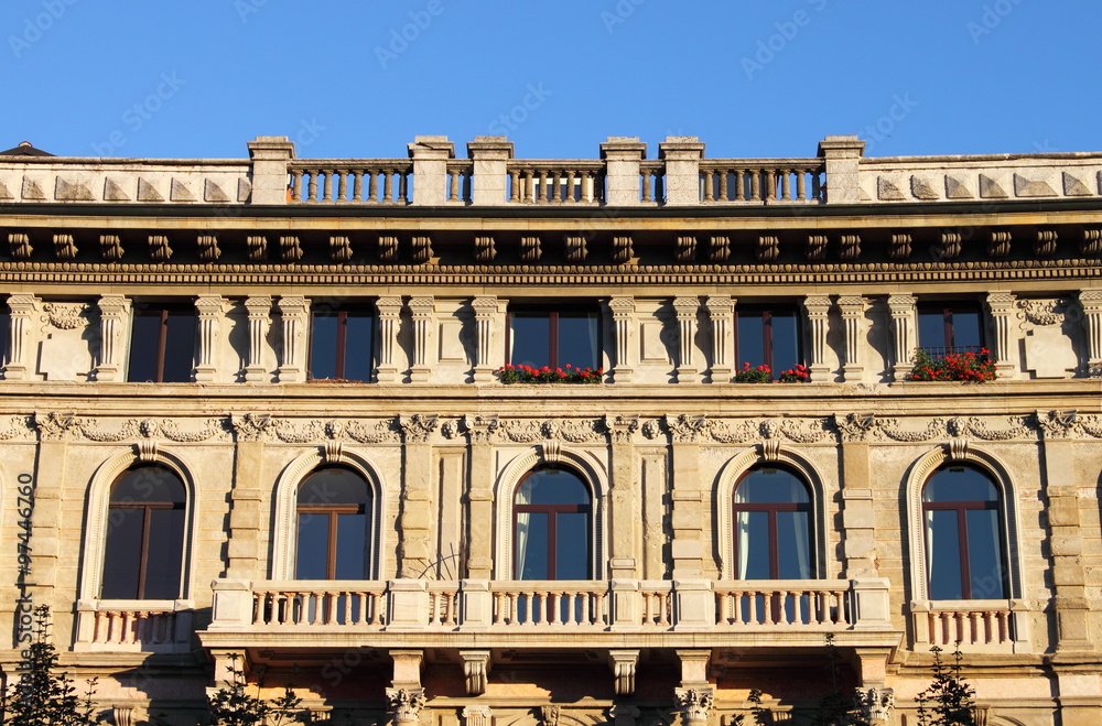 Renaissance palace in Milan, Italy