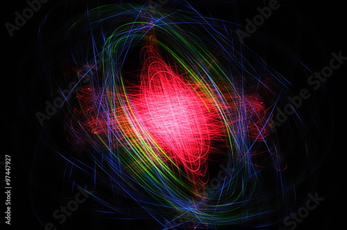 motion with light painting
