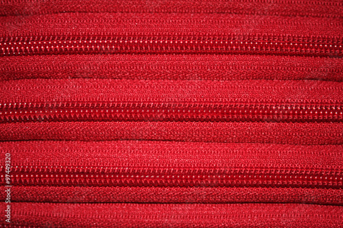 Red zipper background