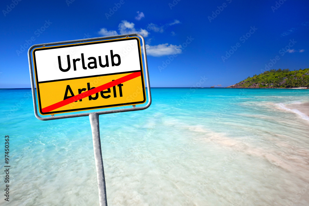 keine Arbeit Urlaub StockFoto Adobe Stock