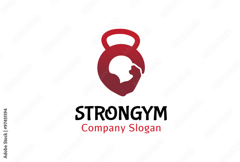 Strong Gym Design Illustration Strong Gym Design Illustration