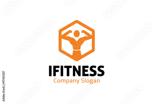 I Fitness Design Illustration