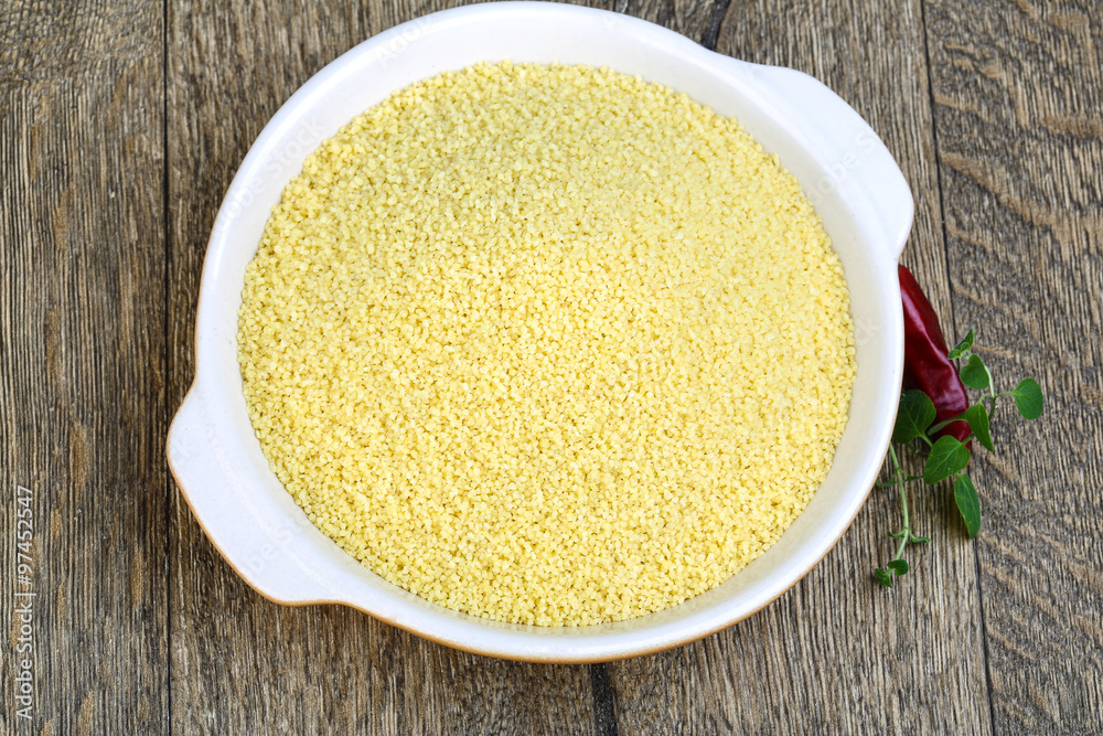Raw couscous Raw couscous