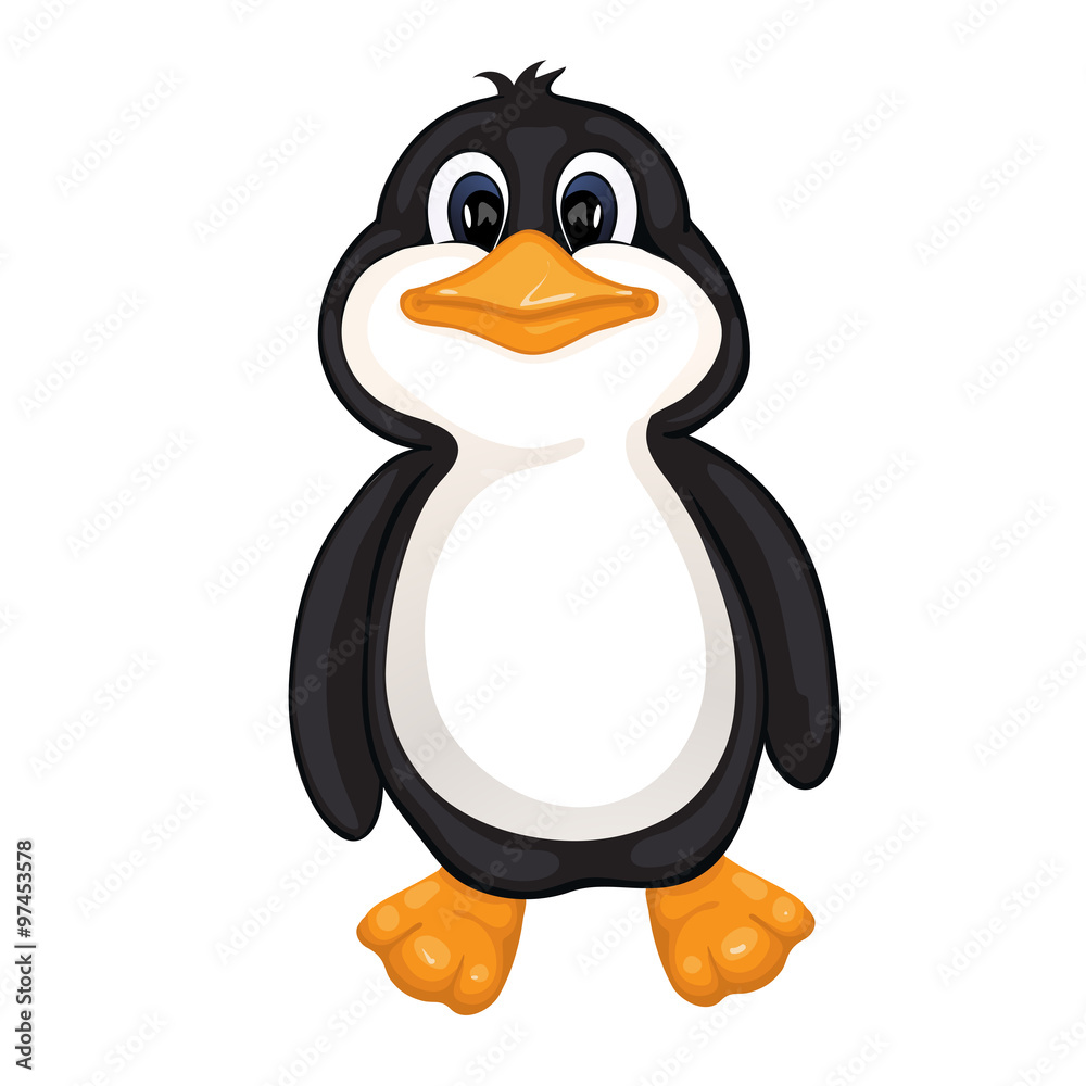 Obraz premium Funny Penguin illustration