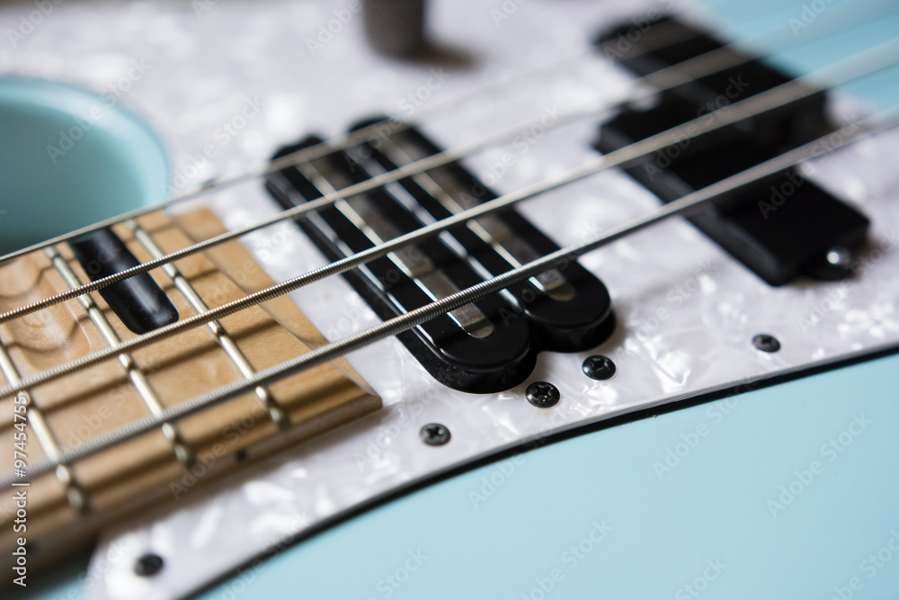 Fototapeta premium strings on an electric guitar