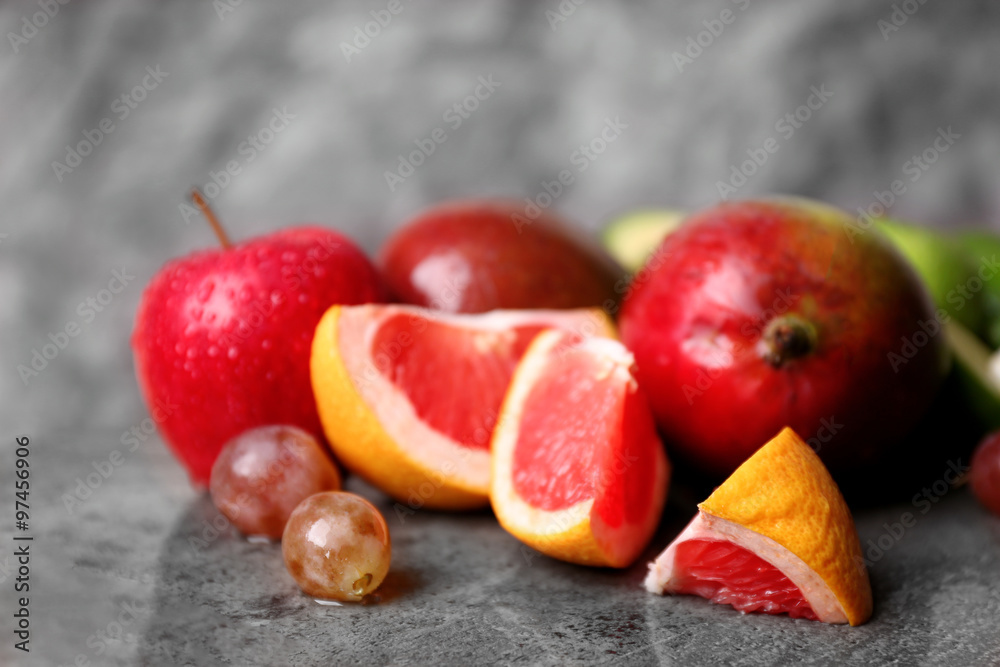 Fruits on a table Fruits on a table