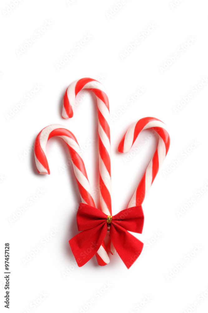 Christmas candy can isolated on a white Christmas candy can isolated on a white