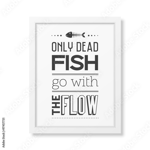 Quote typographical Background in the white frame 