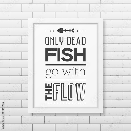 Quote typographical Background in the white frame 