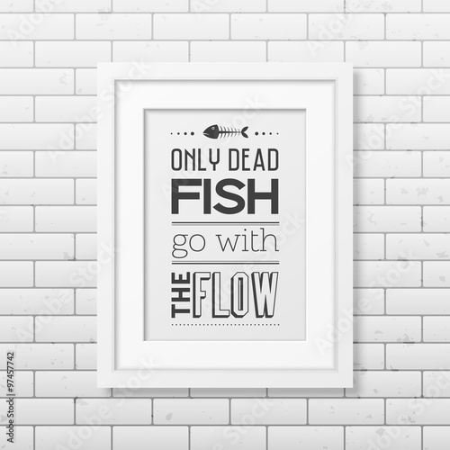 Quote typographical Background in the white frame 
