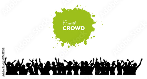 People concert crowd