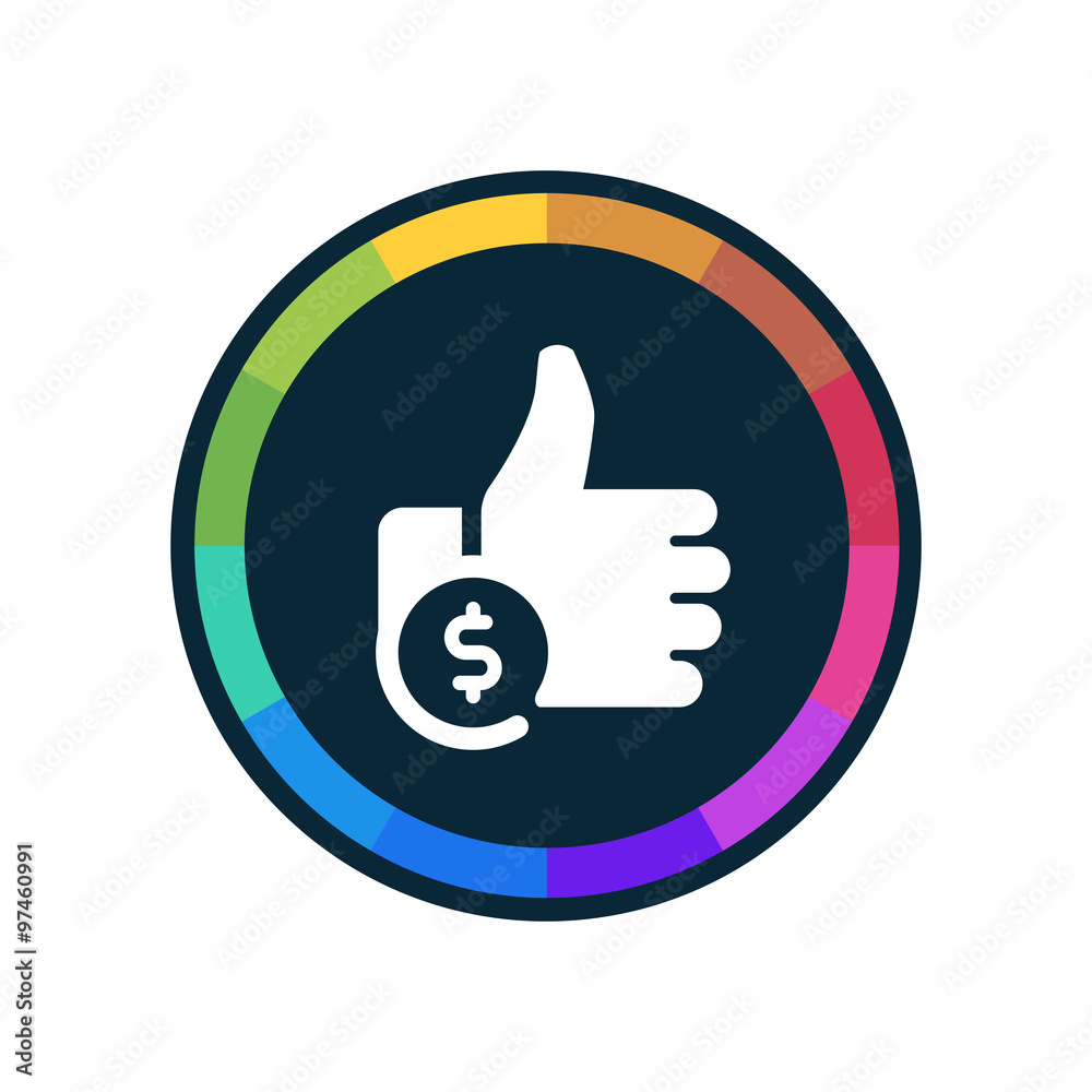 Colorful Web-Button Colorful Web-Button