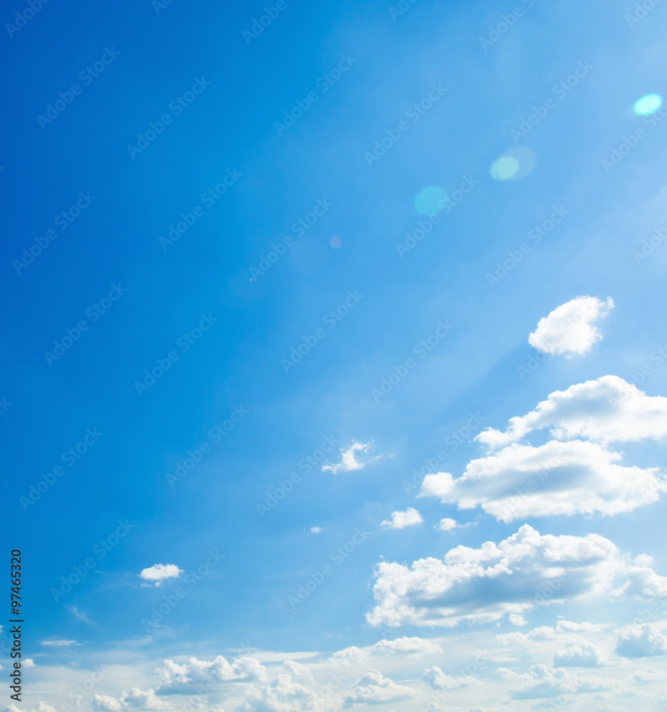 clouds in the blue sky clouds in the blue sky