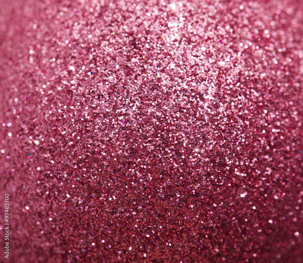 Christmas Background. Golden Holiday Abstract Glitter Defocused