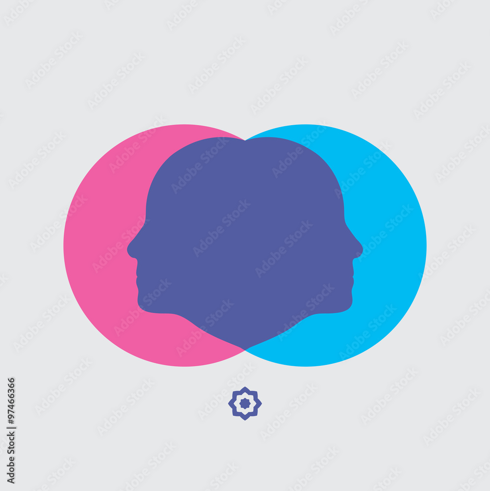 Abstract people design Abstract people design