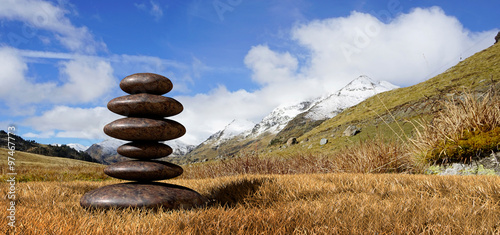 Canvas Print Zen stones