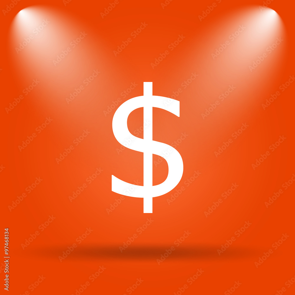 Obraz premium Dollar icon