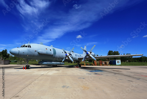 Aircraft in the parking lot