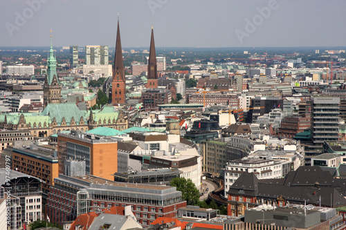 View on Hamburg from St. Michael s Church  Hamburg