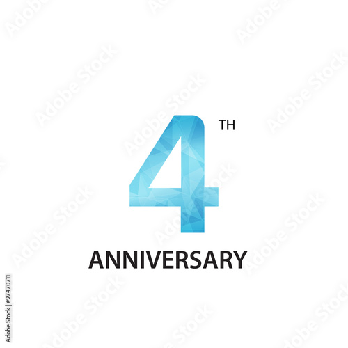 anniversary abstrack triangle