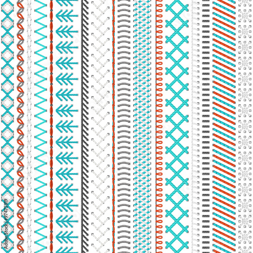 Seamless sewing pattern.