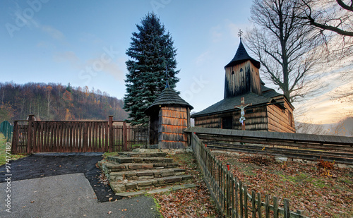 Wooden church  Krajne Cierno  Slovakia