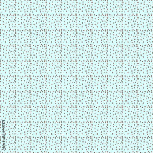 Russian alphabet seamless