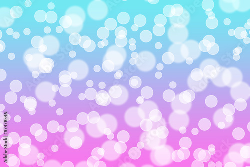 Bokeh blue and pink background concept