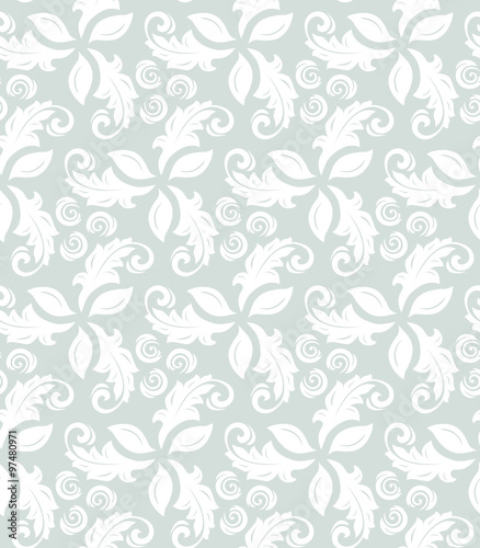 Floral Fine Seamless Vector Pattern