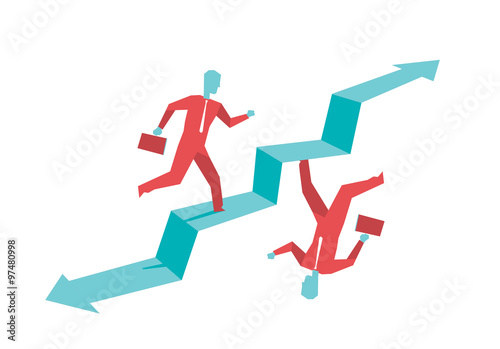 Su e giù per il business