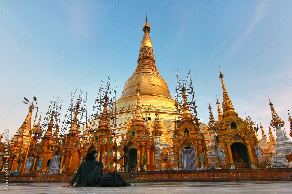 The Shwedagon Pagoda also known as the Great Dagon Pagoda and the