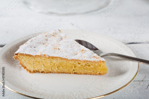 Santiago almond cake photo