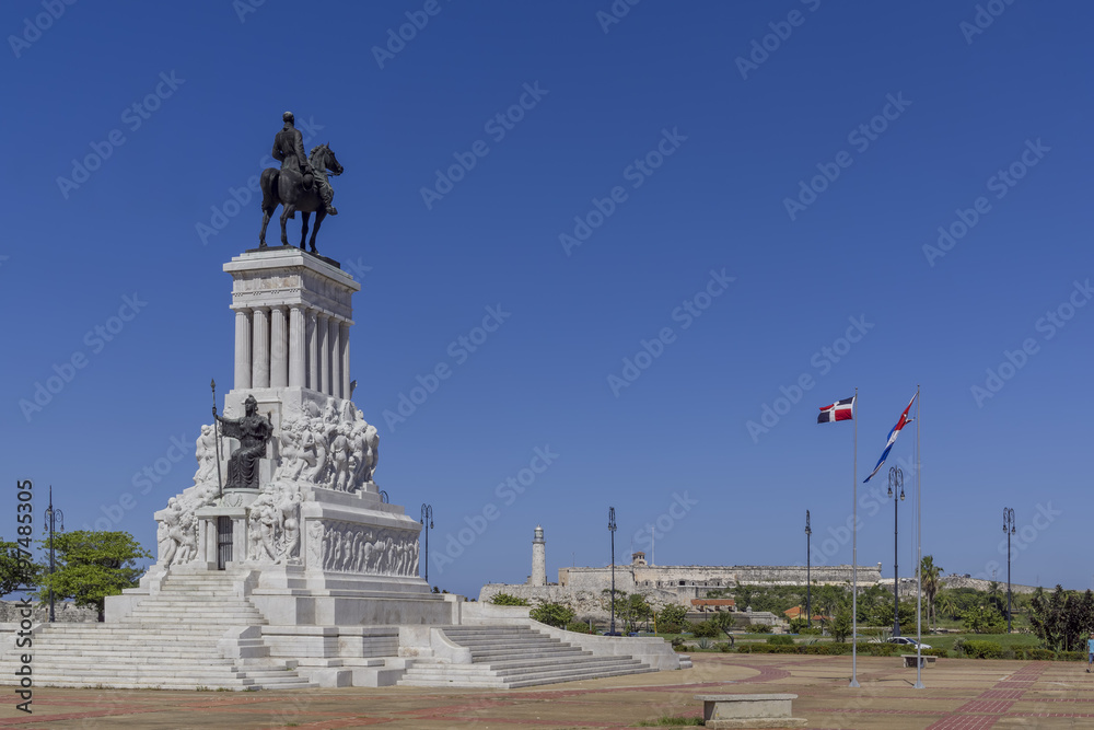  Cuba Havanna Denkmal Maximo Gomez