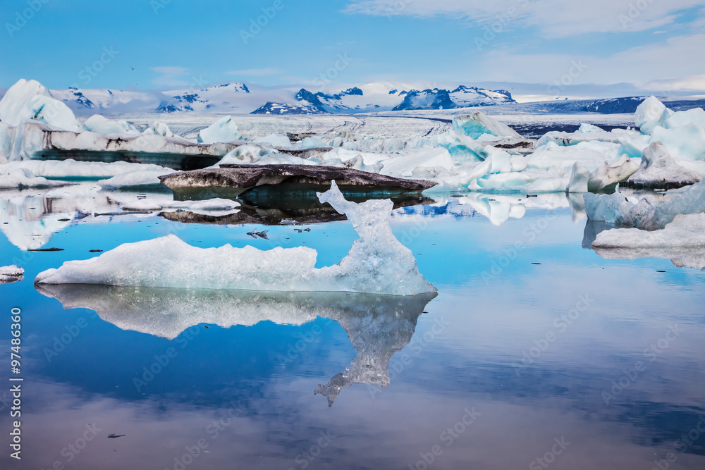 Obraz premium Ice floes