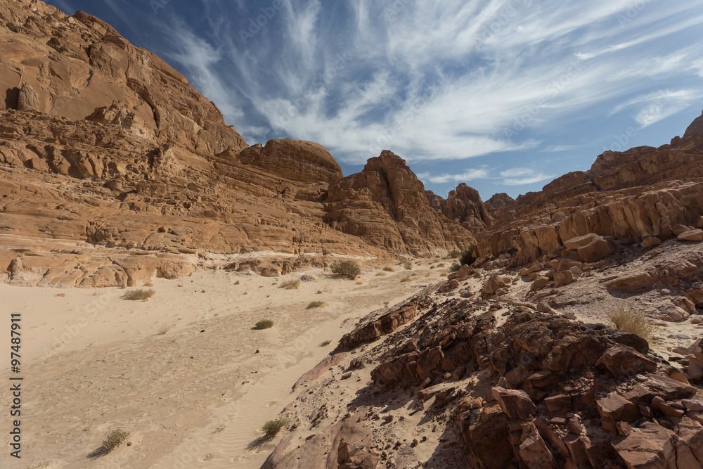 White Canyon in Egypt