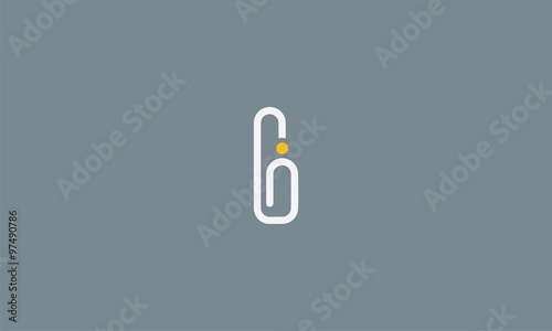 Fotografie letter g or i or gi or ig desing template