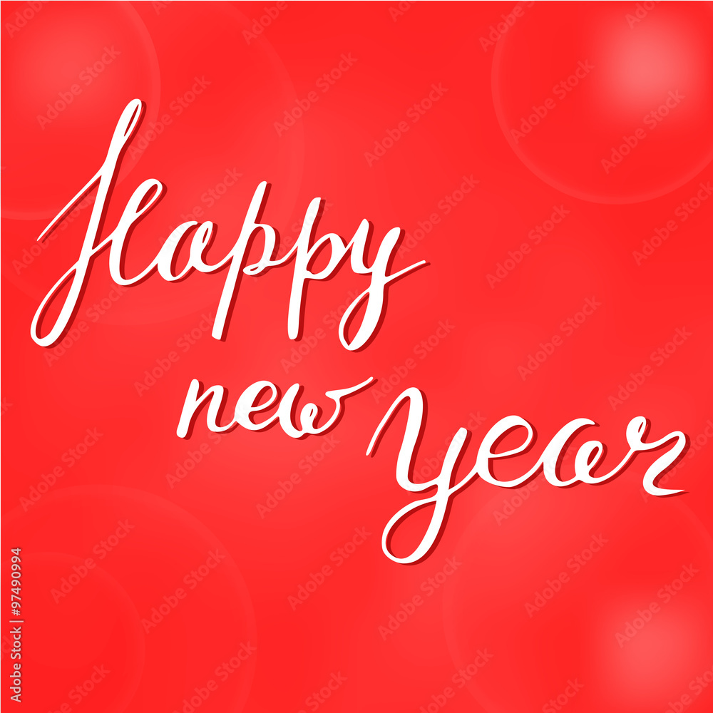 Happy new year greeting