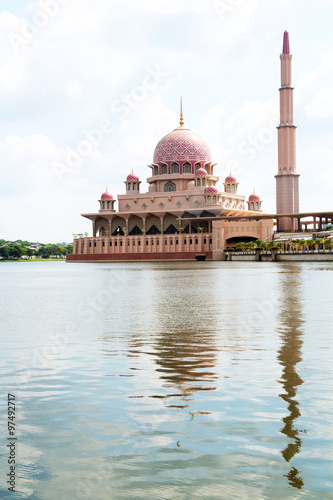 Putra Mosque at Putrajaya Malaysia by day