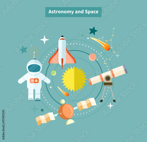 Astronomy and Space Web Page Design