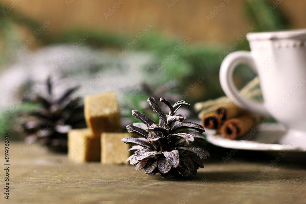 cup cinnamon sugar pine cone Christmas tree cup cinnamon sugar pine cone Christmas tree