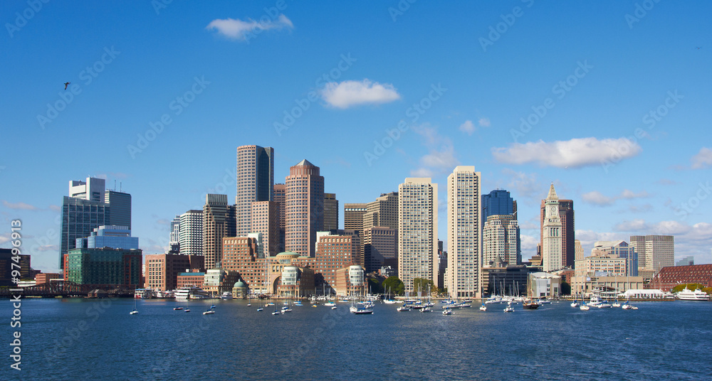 Boston harbor, USA