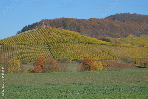 Weinberge rund um Oberschwarzach im Steigerwald, Landkreis Schwe