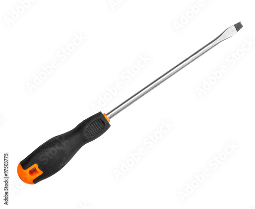 Photo Screwdriver isolated   on white background